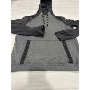 American Eagle  Mens Flex Hoodie Charcoal Heather Pocket Athletic 
Med. (811)